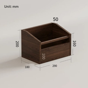 Boîte de <span class=keywords><strong>rangement</strong></span> pour CD en bois de pin massif de grande capacité, organisateur de médias de bureau, support pour CD, DVD, <span class=keywords><strong>Blu</strong></span>-<span class=keywords><strong>ray</strong></span>, disques, <span class=keywords><strong>rangement</strong></span> pour la maison et le bureau - Product Image 6