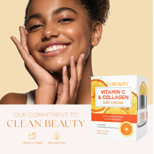 Crème OEM à la vitamine C et au collagène avec du rétinol et de l'acide hyaluronique, hydratant anti-âge jour et nuit, éclaircissant pour la peau, visage et corps - Product Image 3