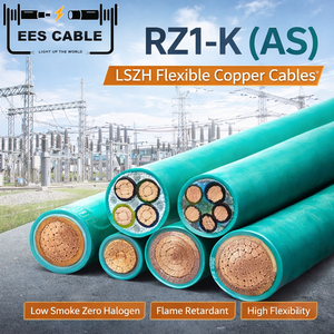 Cable de Alimentación Flexible de Cobre RZ1-K (AS) 0.6/1kV, Cable LSZH Libre de Halógenos, Baja Emisión de Humo - Product Image 1