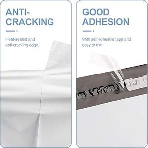 Bolsas de Envío Resistentes Huamaohengchun para Pequeñas Empresas, con Autoadhesivo, Impermeables y Antidesgarro, Bolsas Grandes para Paquetes en Blanco - Product Image 2