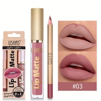 Kit de maquillage pour les lèvres, gloss à lèvres et crayon à lèvres, imperméable, longue durée, rouge à lèvres liquide mat, vente chaude