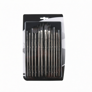 Keep Smiling Wholesale 5Pcs/<b>Set</b> Wood Handle Nylon Hair Watercolor Artist <b>Paint</b> <b>Brush</b> <b>Set</b> for School Art Class/ Painting - Product Image 1