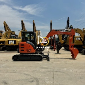 Mini-excavatrice d'occasion ZX55 de haute qualité d'origine japonaise avec moteur Hitachi, garantie 1 an, moteur inclus - Product Image 4