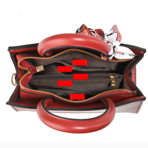 Tas tangan wanita, kapasitas besar, tas kulit PU untuk wanita, tren terbaru bermotif, tas bahu bordir wanita - Product Image 6