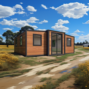 Fácil plegado <span class=keywords><strong>40</strong></span> pies 20 pies contenedor <span class=keywords><strong>de</strong></span> acero extensible hogar 3 dormitorios casa pequeña con cocina con material <span class=keywords><strong>de</strong></span> panel sándwich - Product Image 2