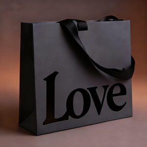 Sac cadeau de luxe en papier sans couture latérale, emballage en carton premium avec fond renforcé pour un transport robuste - Product Image 2