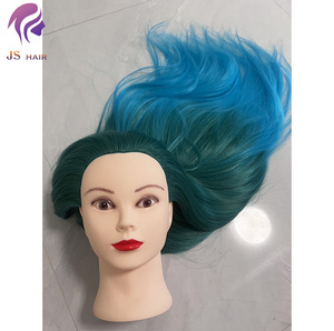 Yaki Hair Salon Hairdressing การฝึกอบรมตุ๊กตาฝึกหัดจริง<span class=keywords><strong>หัว</strong></span>หุ่นพร้อมที่ใส่แคลมป์สําหรับจัดแต่งทรงผม - Product Image 4