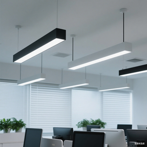 Hiện đại trong nhà có thể kết nối tuyến tính chiếu sáng trang trí Batten đèn 50 Wát treo treo văn phòng nhôm Led tuyến tính đèn - Product Image 3