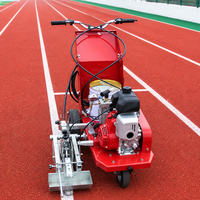 Machine de marquage de lignes routières manuelle 9,5 CV pour routes, autoroutes, écoles et parkings
