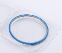 Boîtes blister pour anneaux de support de plaquettes de 6 et 7 pouces, en PET transparent, pour salle blanche Classe 100
