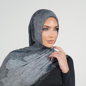 Hiyab Musulmán Transpirable para las 4 Estaciones con Estampado Personalizado, Pañuelo Modal con Logotipo Personalizado, Suave, Modesto, Duradero, Ligero y Elegante - Product Image 2