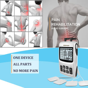 4 in 1 interferensial jika ARUS Dual-Channel <span class=keywords><strong>TENS</strong></span> Unit ABS bahan untuk efektif latihan otot peralatan terapi fisik - Product Image 5