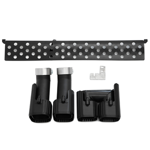 Punta de Escape Cuadrada Cuádruple de Acero Inoxidable para Automóvil SYPES, para <span class=keywords><strong>Land</strong></span> <span class=keywords><strong>Rover</strong></span> <span class=keywords><strong>Defender</strong></span> Diesel 90 110 130 Black Knight <span class=keywords><strong>007</strong></span> de 2020 en Adelante - Product Image 6