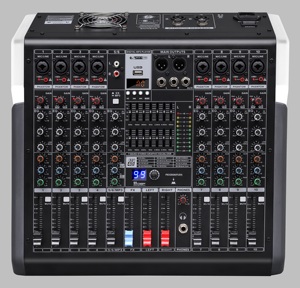 PTX amplificatore Mixer Audio professionale 6 8 10 12 16 canali Mixer 99 DSP scheda Audio BT MP3 USB uscite Stereo - Product Image 3