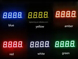 Желтый цвет 0,56 дюймов 4 цифры светодиодный 7-сегментный дисплей Houkem-5641-AY