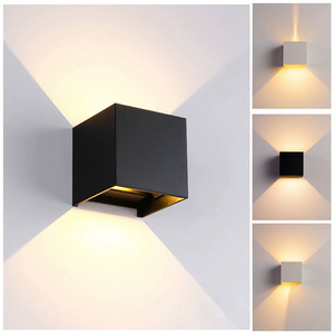Waterproof Beautiful Modern Exterior Decorative Wall <b>Sconce</b> Lighting Round Surface Wall Mounted up Down <b>Light</b> Outdoor Wall <b>Light</b> - Product Image 1