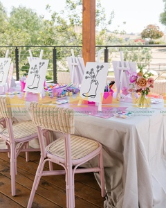 Chaise pour enfant en rotin faite à la main sur mesure pour la décoration d'une fête d'anniversaire, chaise pour bébé en osier naturel, mobilier pour enfant écologique - Product Image 4