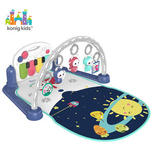 Alfombra de Juego para Bebés con Diseño de Conejo de Dibujos Animados, Educativa y Deportiva, con Piano y Pedales, de Algodón/Poliéster - Product Image 1