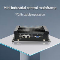 Nouvel ordinateur industriel embarqué sans ventilateur Intel Core I3 haute performance avec deux ports réseau et deux ports série.
