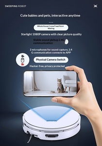 Robot aspirateur en promotion : Nettoyage intelligent humide et sec, contrôle par application, chargement USB – Idéal pour les hôtels - Product Image 3