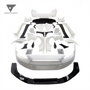 Kits de carrocería personalizados de fibra de vidrio + fibra de carbono para Mitsubishi <span class=keywords><strong>Lancer</strong></span> Evolution <span class=keywords><strong>Evo</strong></span> X modificado actualizado Vrs Wide Ver 2 Estilo - Product Image 1