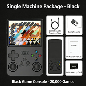 Console de jeu portable avec écran IPS HD de 3,5 pouces, mémoire de 64 Go, autonomie ultra-longue, cadeau pour adultes, adolescents et enfants (noir) - Product Image 4