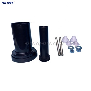 Nhà vệ sinh Pan nối Shift bù đắp ống cho giấu Phễu thoát nước tuôn ra uốn cong ống với con dấu cao su - Product Image 4