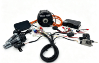 Moteur central QS165D-50H 72V 10kW pour Surron Light Bee avec contrôleur Fardriver ND721000 et écran DKD/TFT pour moto électrique tout-terrain