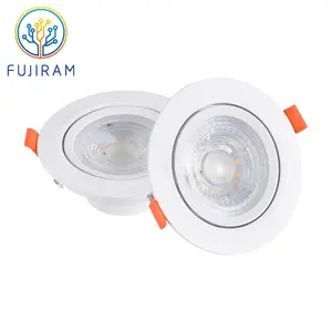 Exterior Outdoor Adjustable Lighting 7W 9W Ip54 Round Recessed Surface Wall Mounted Lamp Ceiling Cob Led Down Light Downlight