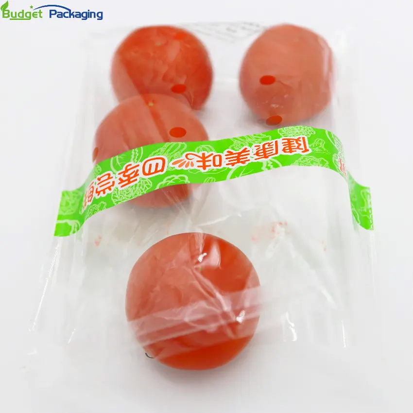 Chinese Manufacture Custom Printing Candy Bread Vegetables Fruit Food Self Adhesive Plastic Packing Clear Opp Bag