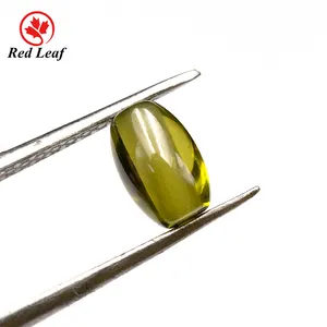 Redleaf อัญมณีสำหรับตัดลูกปัด,พลอยสี ODM CZ D-Peridot แบบ OEM