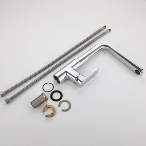 CE Ceramic Cartridge Single Handle Kitchen Faucet a Grade Brass Hot Cold Deck Mounted Tap Kitchen Faucet - Product Image 4