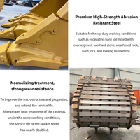 Bucket Excavator Berkualitas Tinggi 0.95m³ Rakitan Bucket (0.95)SY215C.3.4H Bucket Tanah Tahan Lama untuk Excavator 20 Ton