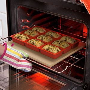 9-Compartment Food-Grade <b>Silicone</b> Bread <b>Baking</b> Mold Reusable and Easy to Demold Safe for Making Cakes - Product Image 5