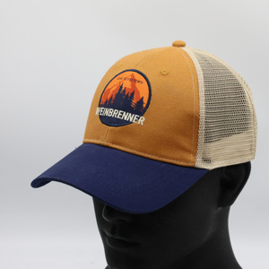 Gli uomini e le donne hanno colpito il colore per ombreggiare l'esterno il cappello da Baseball in maglia di stoffa ricamata - Product Image 2