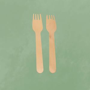 Ensemble de couverts en bois élégant, écologique, recyclable et de qualité alimentaire pour les mariages, les dîners, les événements, les fêtes, les pique-niques, l'utilisation quotidienne en cuisine - Product Image 2