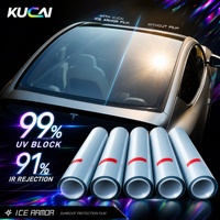 Película para Ventanas de Auto KUCAI, Aislamiento Térmico, Rollo de Película para Ventanas de Auto, Bloqueador Solar, Película para Ventanas con Tinte Solar para Ventanas de Arquitectura