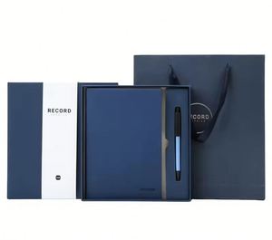 Wholesale Luxury Business Gifts <b>Notebook</b> Pen Personalized Custom Logo Soft Cover Pu Leather <b>Notebook</b> Corporate Gift <b>Set</b> - Product Image 6