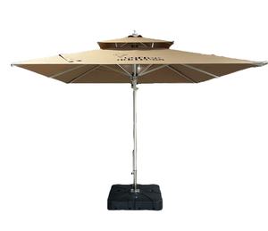 스퀘어 센터 폴 우산 야외 캐노피 물 기지 장식 인도 우산 테이블 비치 라운지 의자 - Product Image 4