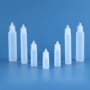 Tube de recharge vide anti-fuite 10ml 15ml 30ml 50ml, fin et long, en plastique, pour huile de massage, avec bouchon transparent et applicateur à pression - Product Image 6