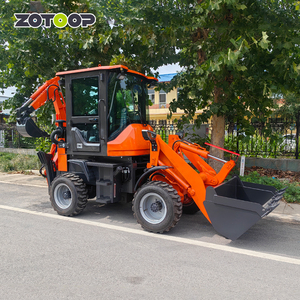 Giá rẻ nhất Trái Đất di chuyển máy móc Mini Máy kéo towable backhoe <span class=keywords><strong>loader</strong></span> máy xúc để bán - Product Image 2