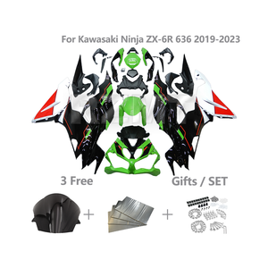 Kit de carénage ABS personnalisé pour <span class=keywords><strong>Kawasaki</strong></span> Ninja ZX-6R <span class=keywords><strong>636</strong></span> 2019-2023 ZX6R ZX636 2022 <span class=keywords><strong>2021</strong></span> 2020 K0619-105a - Product Image 1