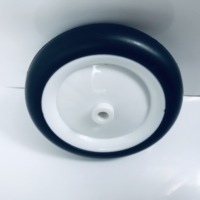 Roue en mousse EVA en plastique de 3,5 pouces pour poussette et chariot de bébé