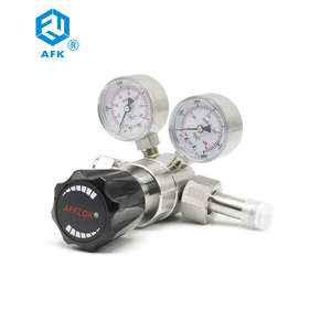 Régulateur de gaz d'entrée 6000 psi, sortie 3000 psi avec manomètre pour CO2/oxygène/azote/hydrogène/argon pour laboratoire/industrie - Product Image 1