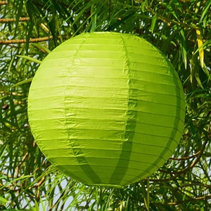 Đèn lồng giấy tròn trang trí nhà lễ hội Đèn Lồng Giấy tròn nhiều kích cỡ treo trang trí giấy đầy màu sắc cho nhà - Product Image 6