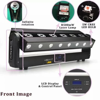 Yifa professionnel boîte de nuit lumière laser 6 yeux Rgb 3in1 faisceau stroboscopique matrice DMX Laser lumière principale mobile