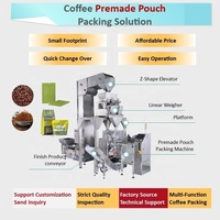 Machine d'emballage de grains de café en poudre 3 en 1 sous vide multifonction