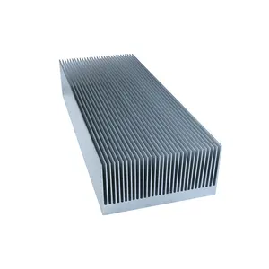 Fabriek Custom Aluminium 6063 T5 Radiator Diepe Verwerking Koellichaam 127W * 63H * 200l Mm Geanodiseerd