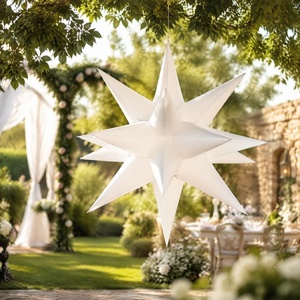 Multi Color <b>LED</b> Inflatable <b>Star</b> Hanging Colorful <b>Lighting</b> <b>Star</b> Balloon for Decoration - Product Image 3