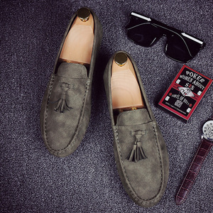 Doudou-zapatos informales de ante para hombre, mocasines ligeros de fondo suave para conducir, para primavera, 2022 - Product Image 1